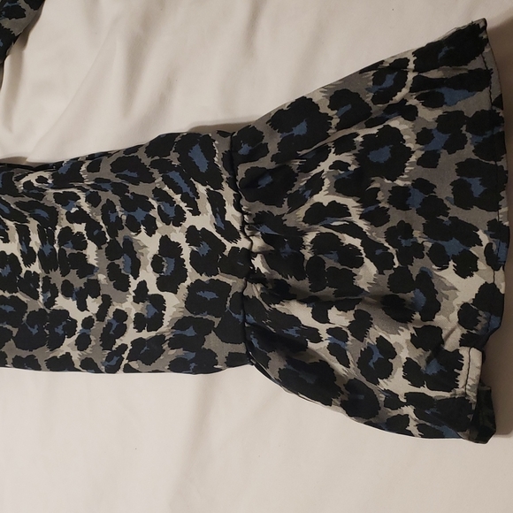 Heyson Black,  blue, grey leopard print Dress - Picture 4 of 8
